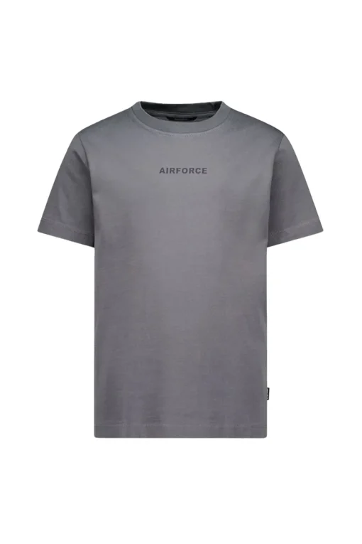 Airforce T-shirts & Polo's^Jongens t-shirt korte mouw grijs