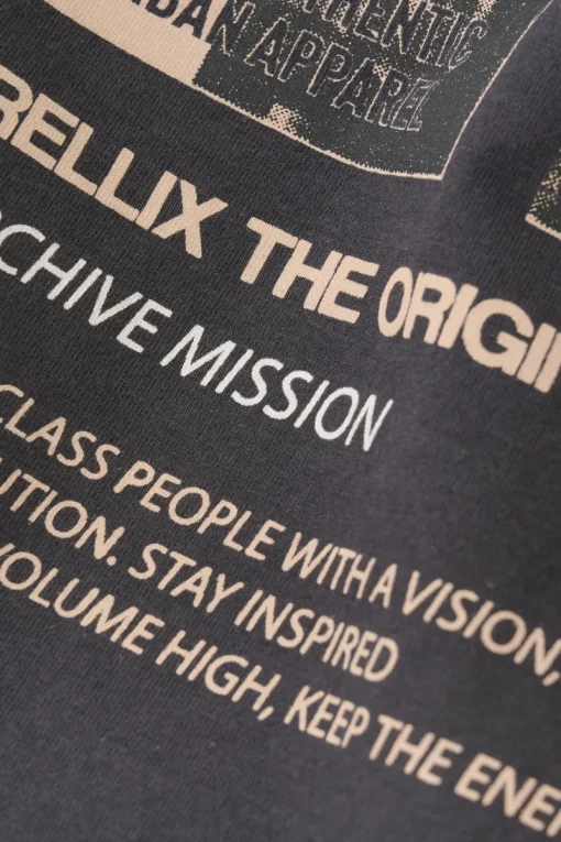Rellix T-shirts & Polo's^Jongens t-shirt korte mouw grijs