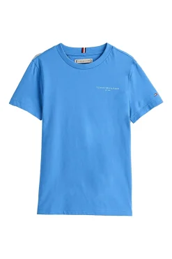 Tommy Hilfiger T-shirts & Polo's^Jongens t-shirt korte mouw blauw