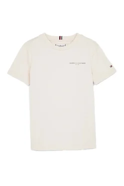 Tommy Hilfiger T-shirts & Polo's^Jongens t-shirt korte mouw bruin