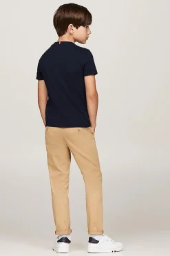 Tommy Hilfiger T-shirts & Polo's^Jongens t-shirt korte mouw blauw