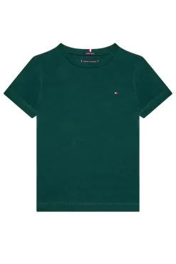 Tommy Hilfiger T-shirts & Polo's^Jongens t-shirt korte mouw groen