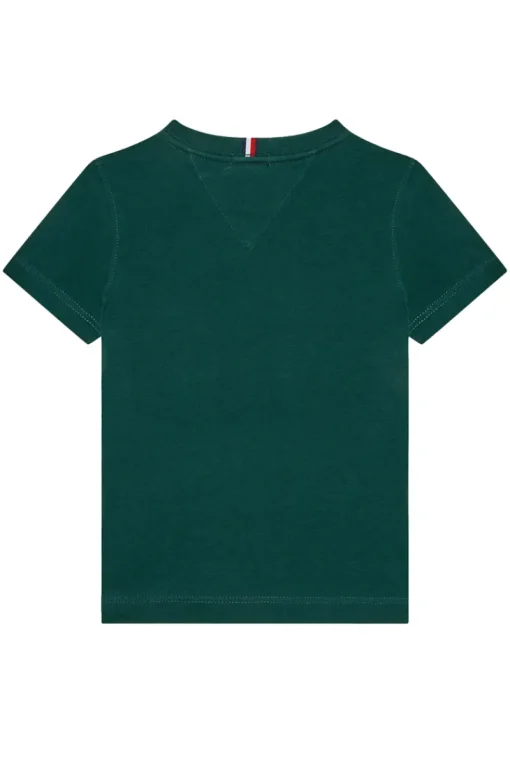 Tommy Hilfiger T-shirts & Polo's^Jongens t-shirt korte mouw groen
