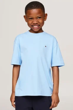 Tommy Hilfiger T-shirts & Polo's^Jongens t-shirt korte mouw blauw