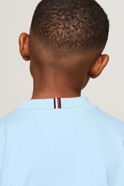 Tommy Hilfiger T-shirts & Polo's^Jongens t-shirt korte mouw blauw