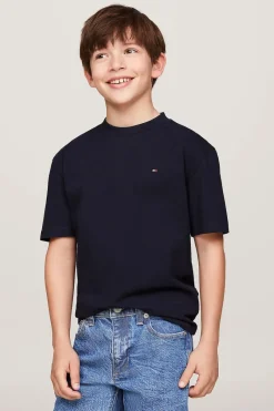 Tommy Hilfiger T-shirts & Polo's^Jongens t-shirt korte mouw blauw