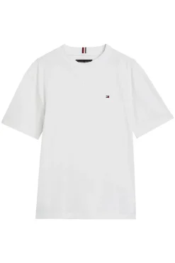 Tommy Hilfiger T-shirts & Polo's^Jongens t-shirt korte mouw wit