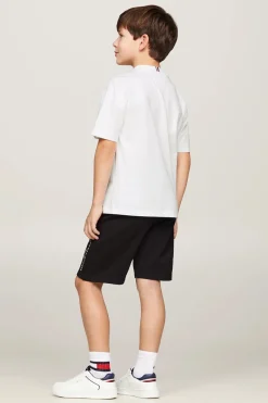 Tommy Hilfiger T-shirts & Polo's^Jongens t-shirt korte mouw wit