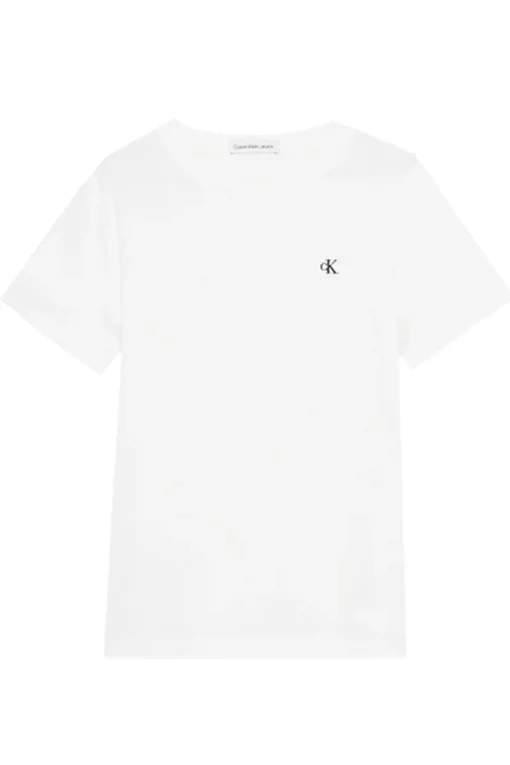 Calvin Klein T-shirts & Polo's^Jongens t-shirt korte mouw wit