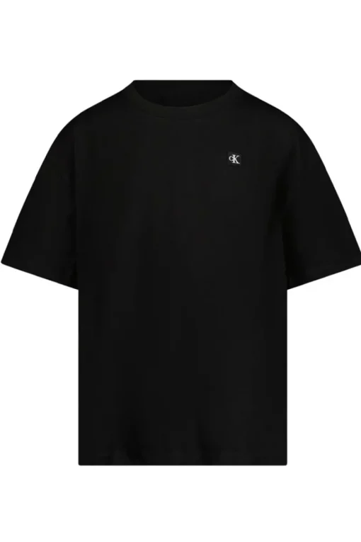 Calvin Klein T-shirts & Polo's^Jongens t-shirt korte mouw zwart