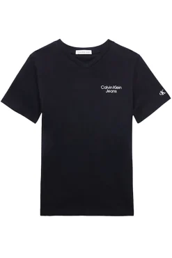 Calvin Klein T-shirts & Polo's^Jongens t-shirt korte mouw zwart