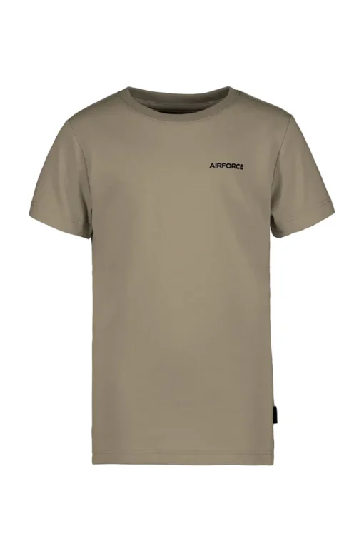 Airforce T-shirts & Polo's^Jongens t-shirt korte mouw bruin