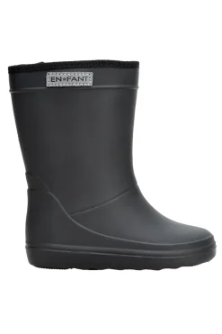 EN FANT Accessoires^Kinder unisex kaplaarzen zwart