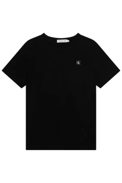Calvin Klein T-shirts & Polo's^Kinder unisex t-shirt krt mouw zwart