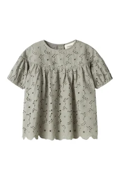 LIL&qout; ATELIER Blouses^Meisjes blouse korte mouw groen