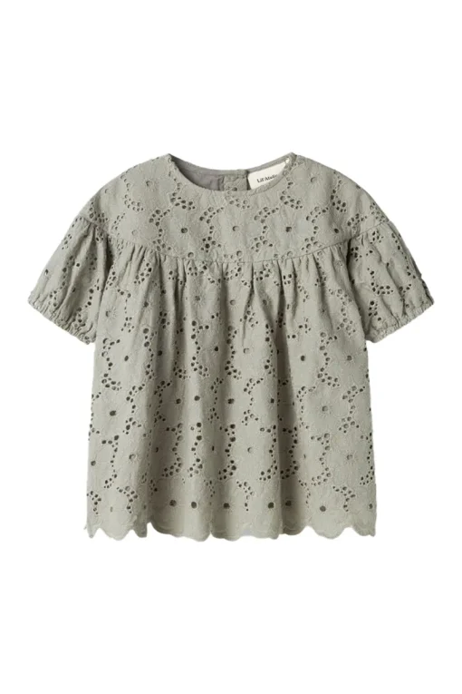 LIL&qout; ATELIER Blouses^Meisjes blouse korte mouw groen