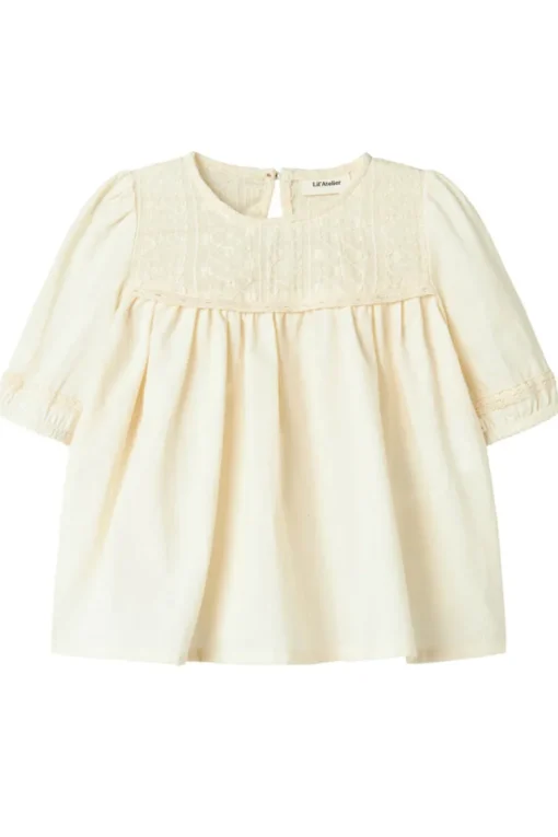 LIL&qout; ATELIER Blouses^Meisjes blouse korte mouw grijs
