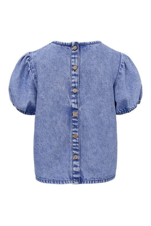 LOOXS LITTLE Blouses^Meisjes blouse korte mouw blauw