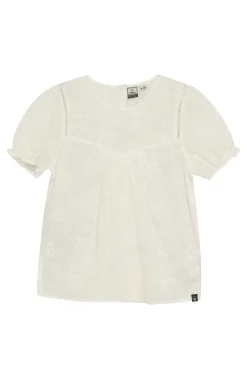 Indian Blue Jeans Blouses^Meisjes blouse korte mouw wit
