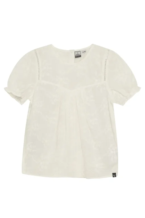Indian Blue Jeans Blouses^Meisjes blouse korte mouw wit