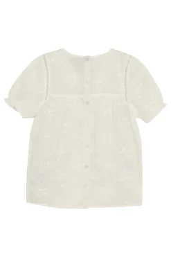 Indian Blue Jeans Blouses^Meisjes blouse korte mouw wit