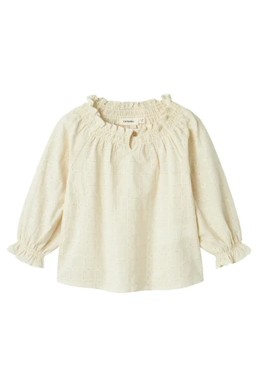 LIL&qout; ATELIER Blouses^Meisjes blouse lange mouw grijs
