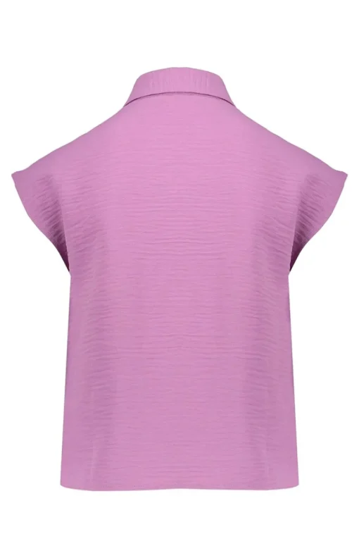 Geisha Blouses^Meisjes blouse mouwloos paars
