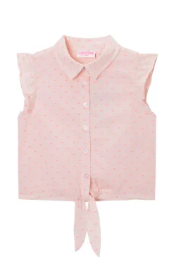 Someone Blouses^Meisjes blouse mouwloos rose