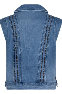 Indian Blue Jeans Gilets^Meisjes gilet blauw