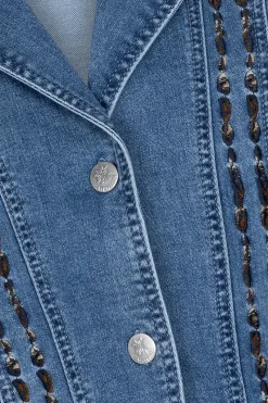 Indian Blue Jeans Gilets^Meisjes gilet blauw