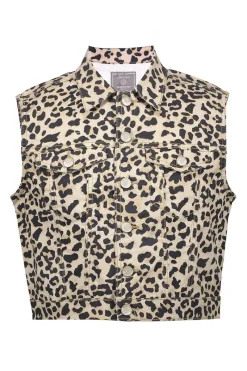 Geisha Gilets^Meisjes gilet bruin