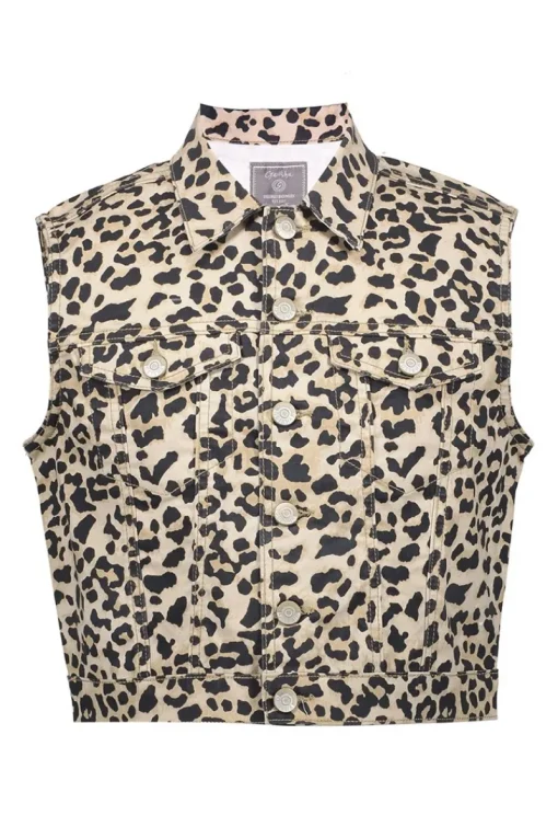 Geisha Gilets^Meisjes gilet bruin