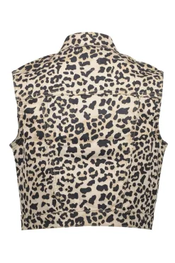 Geisha Gilets^Meisjes gilet bruin