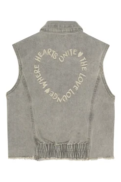 Daily7 Gilets^Meisjes gilet grijs