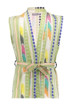Geisha Gilets^Meisjes gilet groen