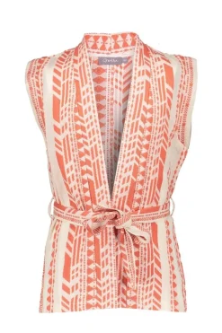 Geisha Gilets^Meisjes gilet oranje