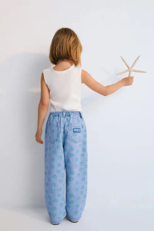 The New Society Broeken^Meisjes jeans blauw