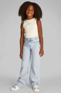 Calvin Klein Broeken^Meisjes jeans blauw