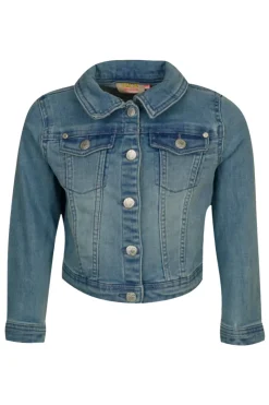 Someone Jassen^Meisjes jeans jack blauw