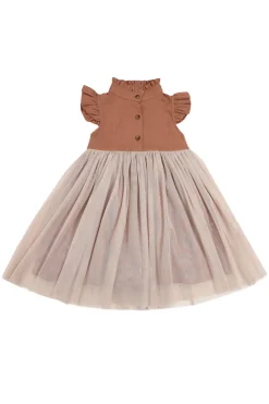 Donsje Amsterdam Jurken^Meisjes jurk rose