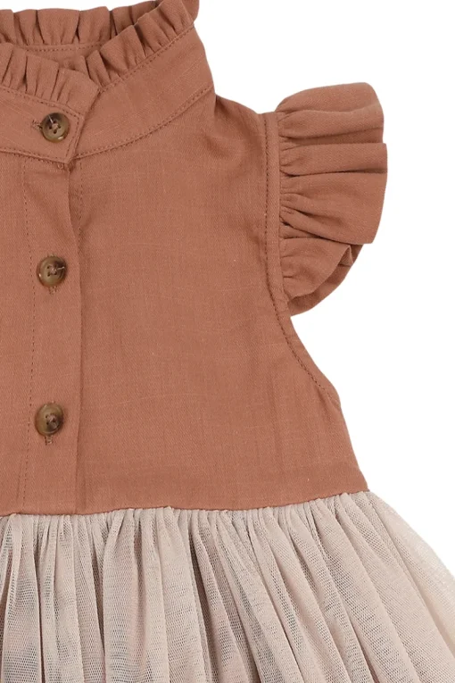 Donsje Amsterdam Jurken^Meisjes jurk rose