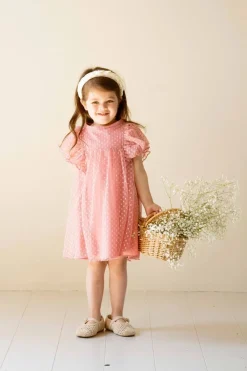House Of Jamie Jurken^Meisjes jurk rose