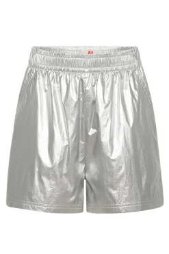 AO76 Broeken^Meisjes short zilver
