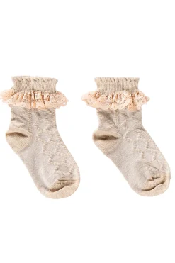 House Of Jamie Accessoires^Meisjes sokken bruin