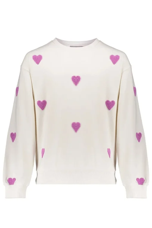 Geisha Truien & Vesten^Meisjes sweater ecru