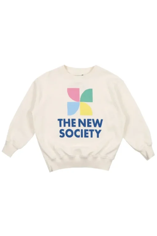 The New Society Truien & Vesten^Meisjes sweater ecru