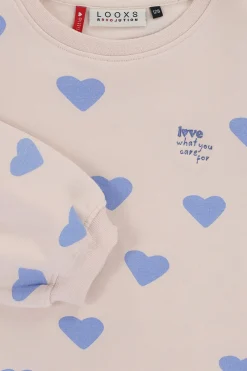 LOOXS LITTLE Truien & Vesten^Meisjes sweater ecru