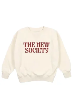 The New Society Truien & Vesten^Meisjes sweater ecru