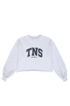 The New Society Truien & Vesten^Meisjes sweater grijs