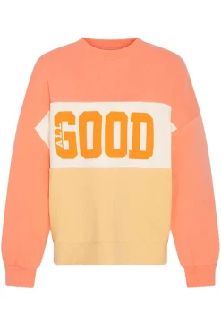 AO76 Truien & Vesten^Meisjes sweater oranje
